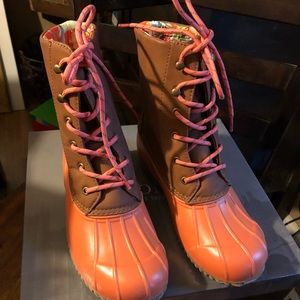 London Fog Duck Rain Boots